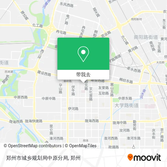 郑州市城乡规划局中原分局地图