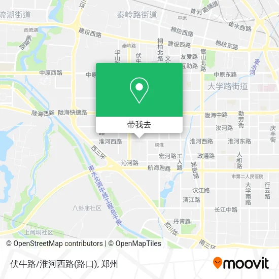 伏牛路/淮河西路(路口)地图