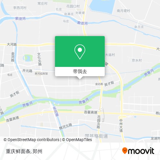 重庆鲜面条地图