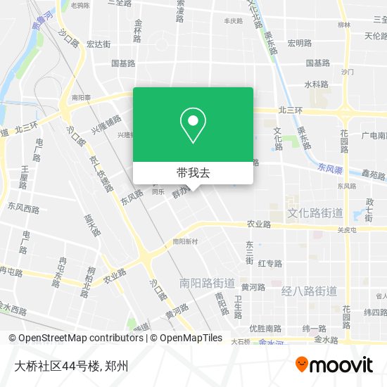 大桥社区44号楼地图