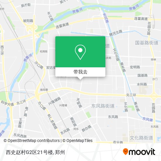 西史赵村G2区21号楼地图