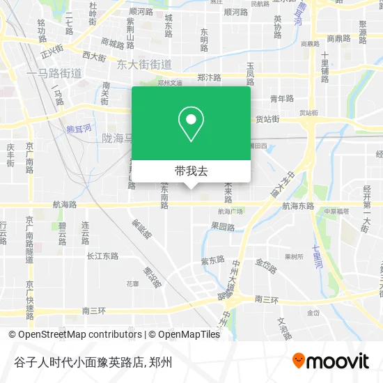 谷子人时代小面豫英路店地图