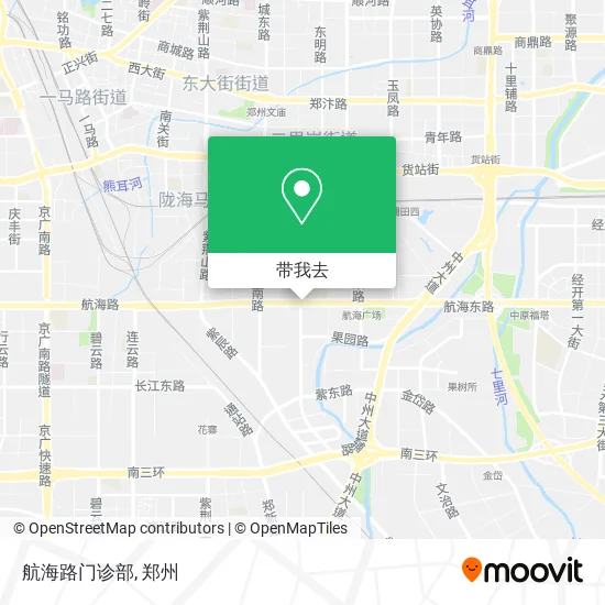 航海路门诊部地图