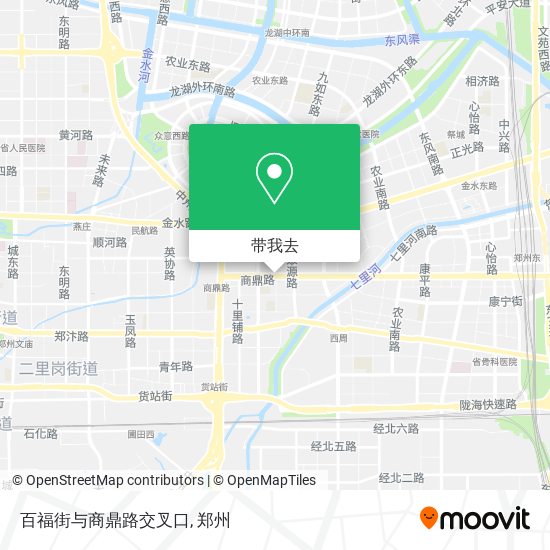 百福街与商鼎路交叉口地图