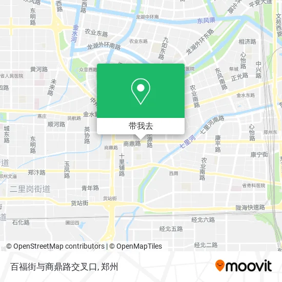 百福街与商鼎路交叉口地图