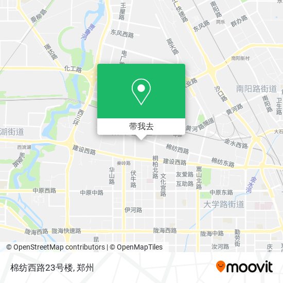 棉纺西路23号楼地图