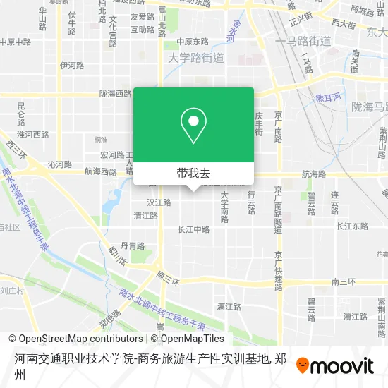 河南交通职业技术学院-商务旅游生产性实训基地地图