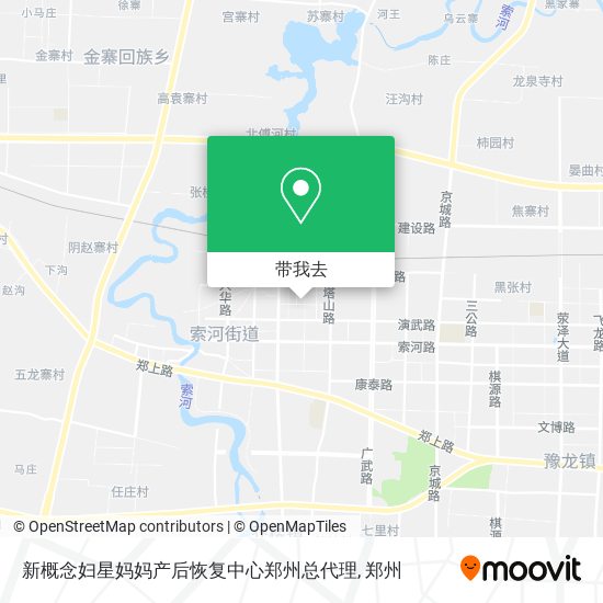 新概念妇星妈妈产后恢复中心郑州总代理地图