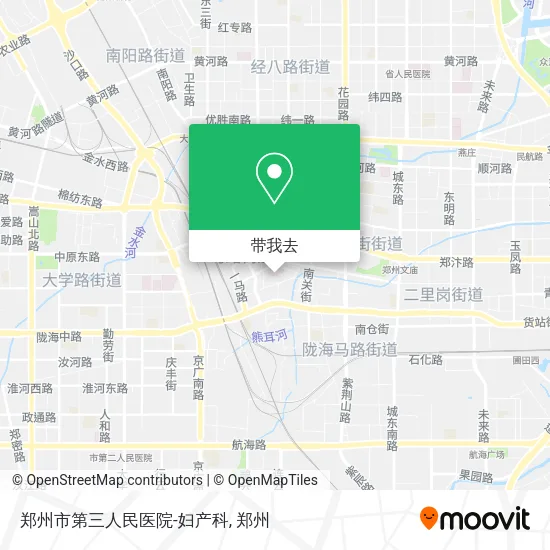 郑州市第三人民医院-妇产科地图