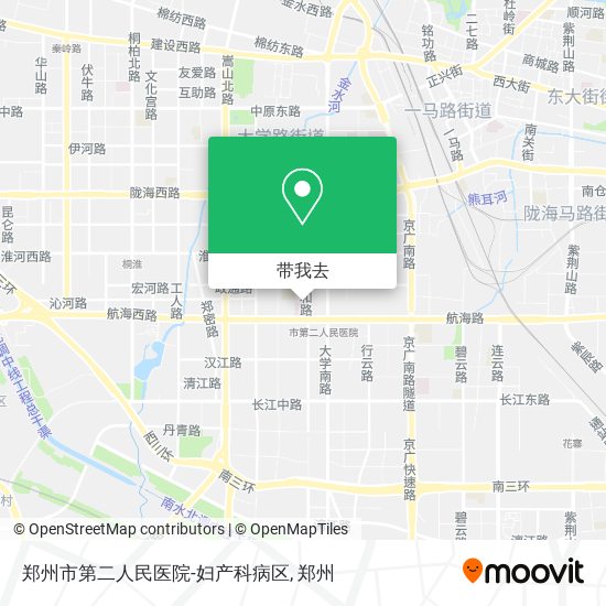 郑州市第二人民医院-妇产科病区地图