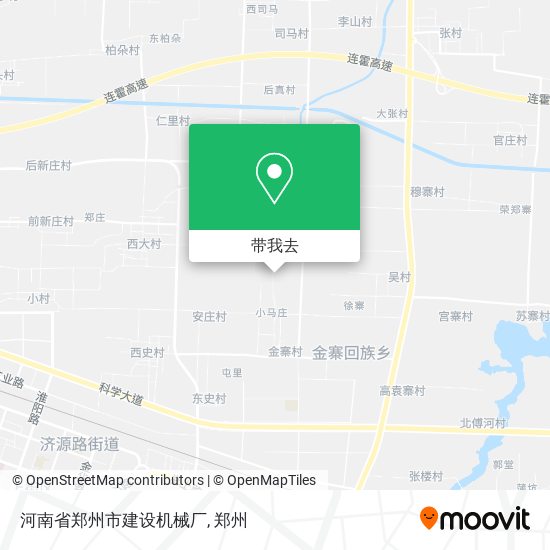 河南省郑州市建设机械厂地图