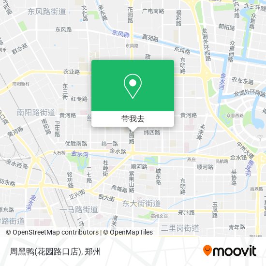 周黑鸭(花园路口店)地图