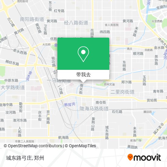 城东路弓庄地图