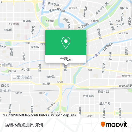 福瑞林西点披萨地图