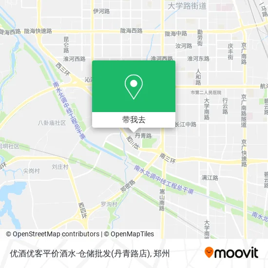 优酒优客平价酒水·仓储批发(丹青路店)地图