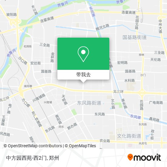 中方园西苑-西2门地图