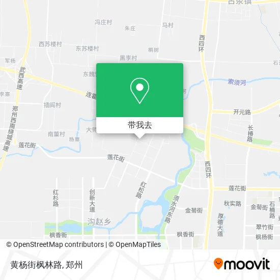 黄杨街枫林路地图