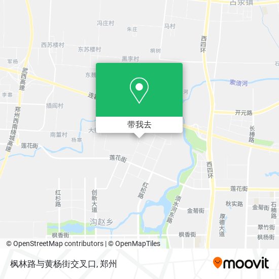 枫林路与黄杨街交叉口地图