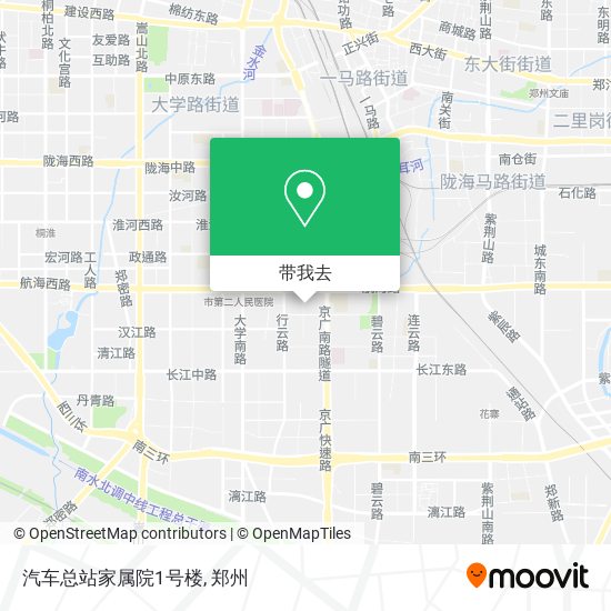 汽车总站家属院1号楼地图