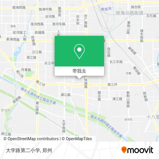 大学路第二小学地图