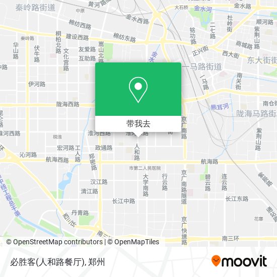 必胜客(人和路餐厅)地图