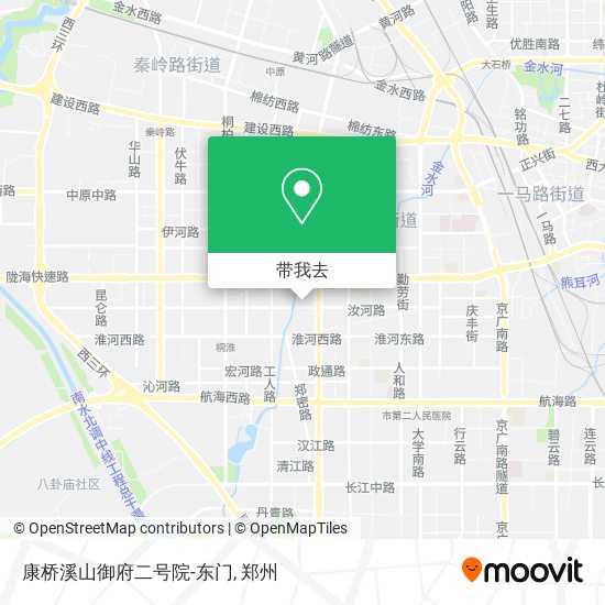 康桥溪山御府二号院-东门地图