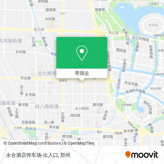 永合酒店停车场-出入口地图