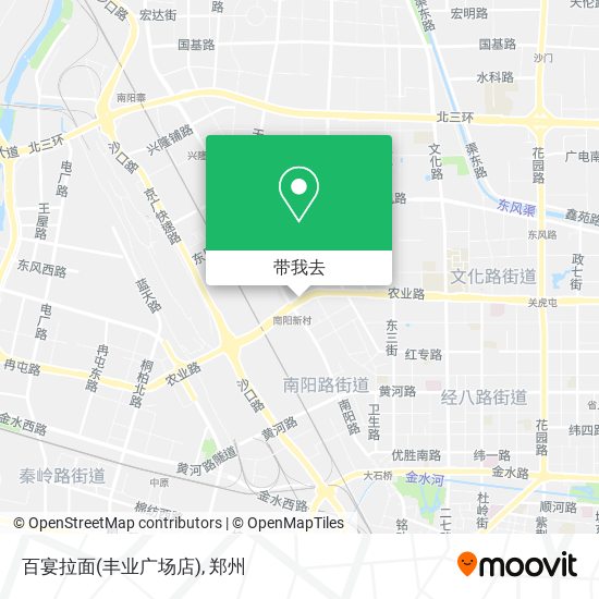 百宴拉面(丰业广场店)地图