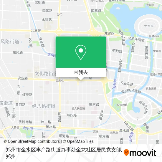 郑州市金水区丰产路街道办事处金龙社区居民党支部地图