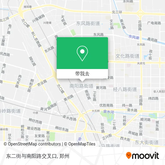 东二街与南阳路交叉口地图