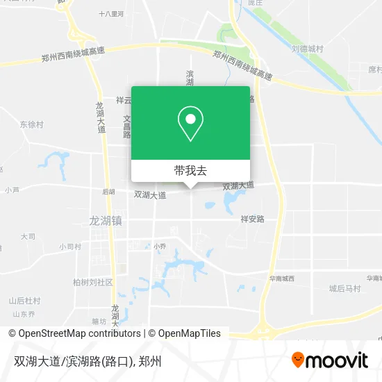 双湖大道/滨湖路(路口)地图