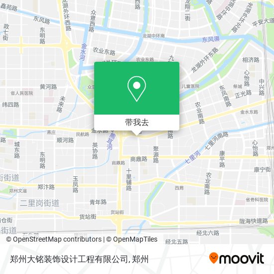 郑州大铭装饰设计工程有限公司地图