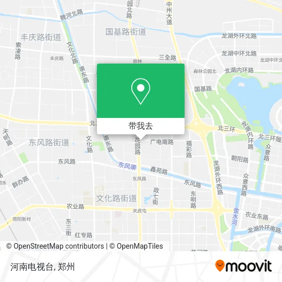 河南电视台地图