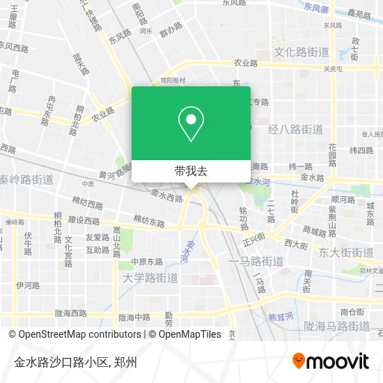 金水路沙口路小区地图