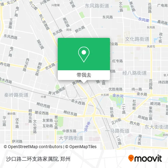 沙口路二环支路家属院地图