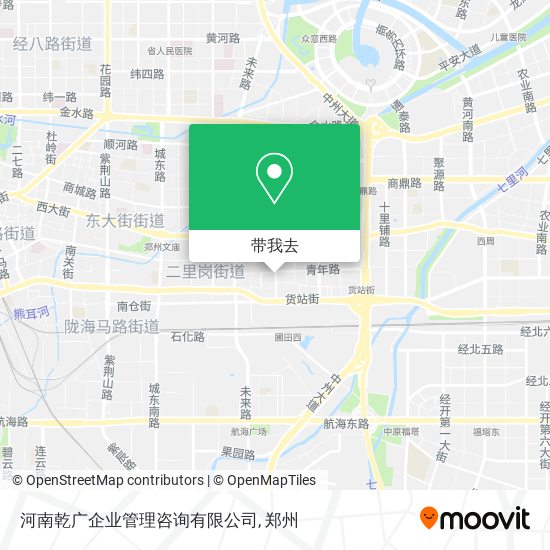 河南乾广企业管理咨询有限公司地图
