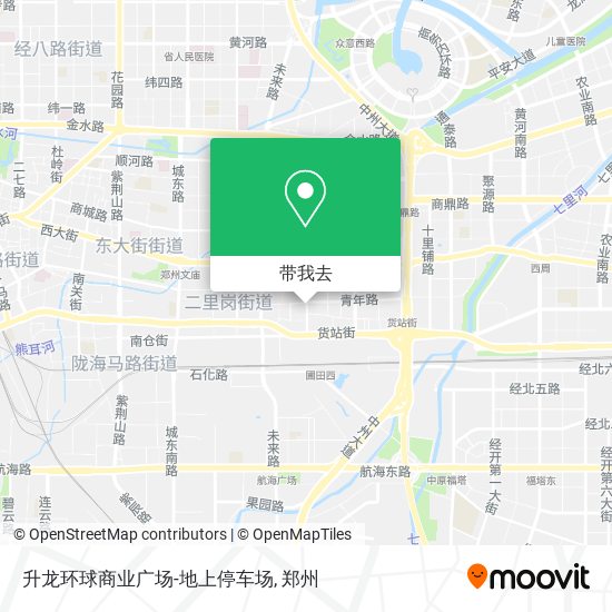 升龙环球商业广场-地上停车场地图