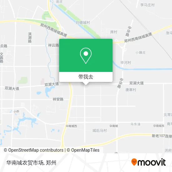 华南城农贸市场地图