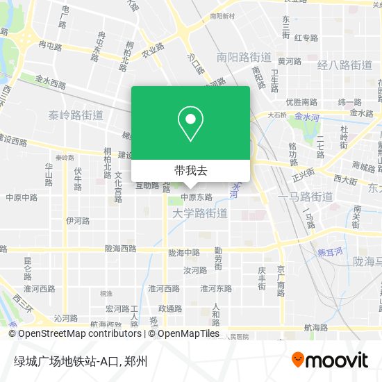 绿城广场地铁站-A口地图