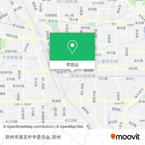 郑州市第五中学委员会地图