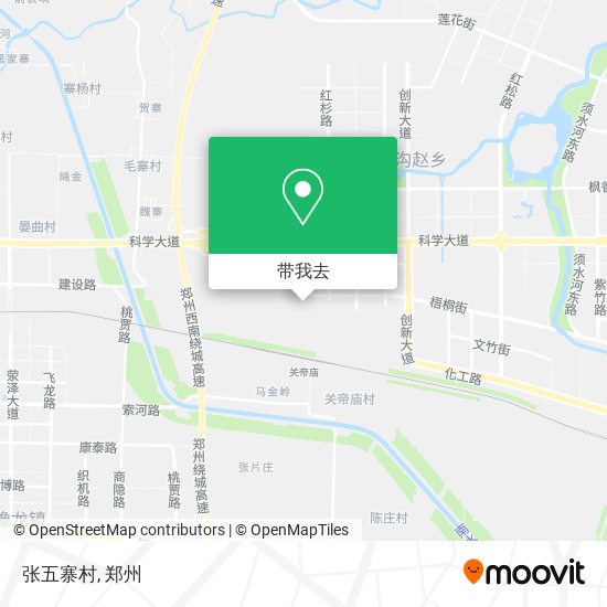 张五寨村地图