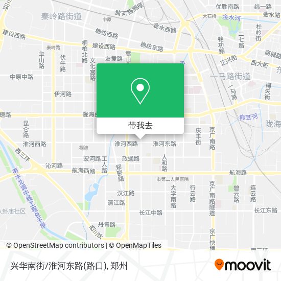 兴华南街/淮河东路(路口)地图