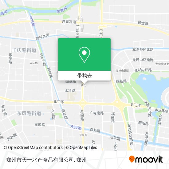郑州市天一水产食品有限公司地图