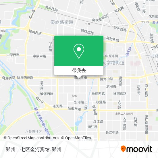 郑州二七区金河宾馆地图
