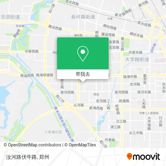 汝河路伏牛路地图