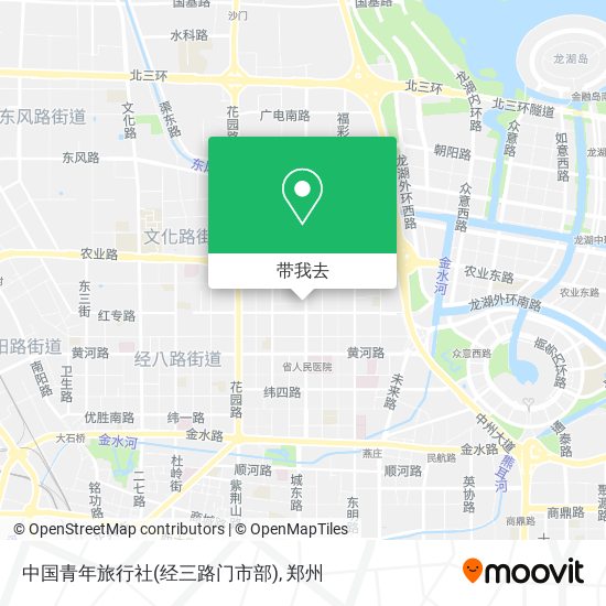 中国青年旅行社(经三路门市部)地图