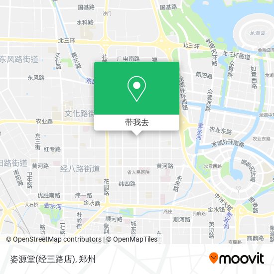 姿源堂(经三路店)地图