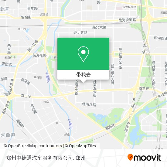 郑州中捷通汽车服务有限公司地图