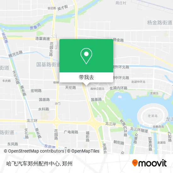 哈飞汽车郑州配件中心地图