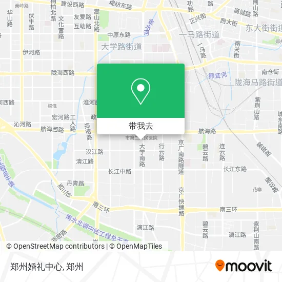 郑州婚礼中心地图